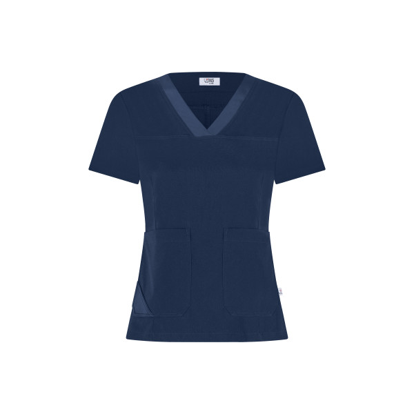 Oxygen Scrub Top - Navy Blue / Azul Oscuro